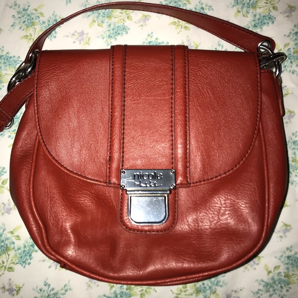 Nicole Miller Rust Color Handbag